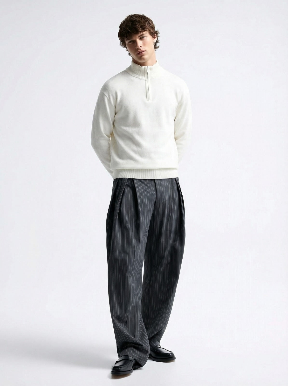 White Quarter zipper